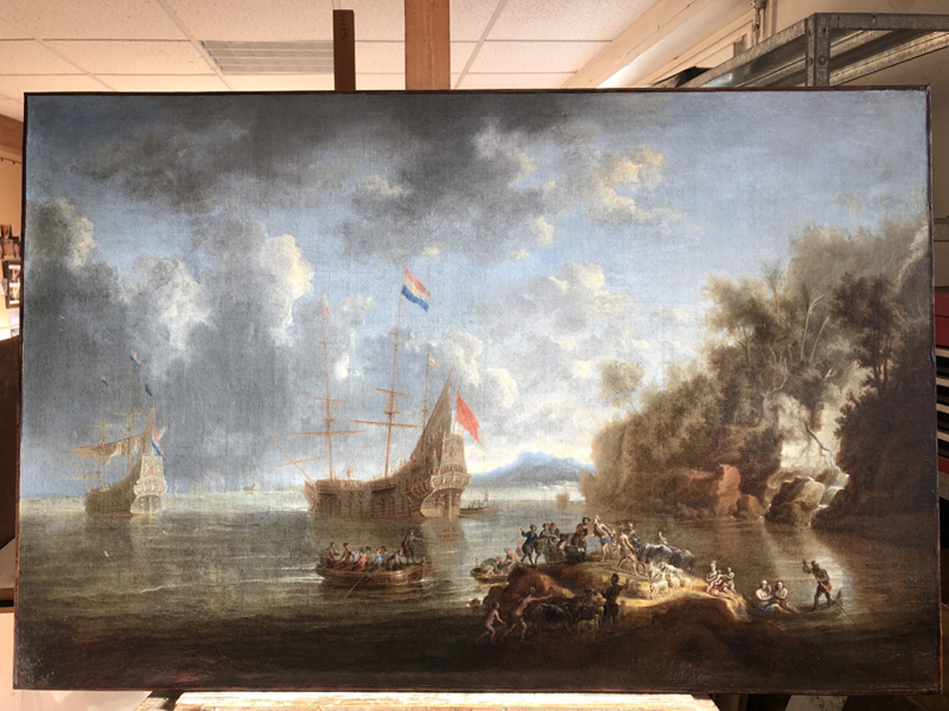 Restauration de tableaux à Bayonne